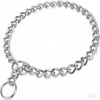 Bbmmayy chain dog choker collar front view high durability metal training slip link
