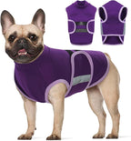 MIGOHI Dog Anxiety Relief Coat,Comfort Anxiety Vest for Dogs,Adjustable Dog Anxiety Calming Wrap for Fireworks,Thunderstorms,Travel,Separation,Anxiety Jacket for Small Dogs,S,Purple - Image 13