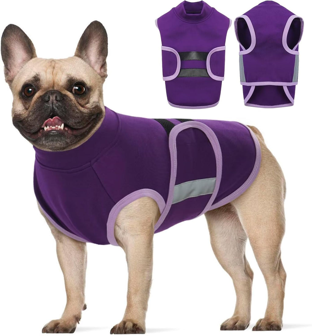 MIGOHI Dog Anxiety Relief Coat,Comfort Anxiety Vest for Dogs,Adjustable Anxiety Calming Wrap for Fireworks,Thunderstorms,Travel, Separation, Dog Anxiety Jacket for Small Dogs,S,NavyBlue - Image 13