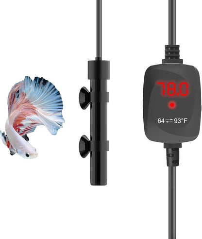 10W Mini Aquarium Heater 5V/2A USB Betta Heater for up to 1 Gallon Tanks, Alumina Ceramic Fish Tank Heater Turtle Heater with Dry-Run & Overheat Protection - Image 9