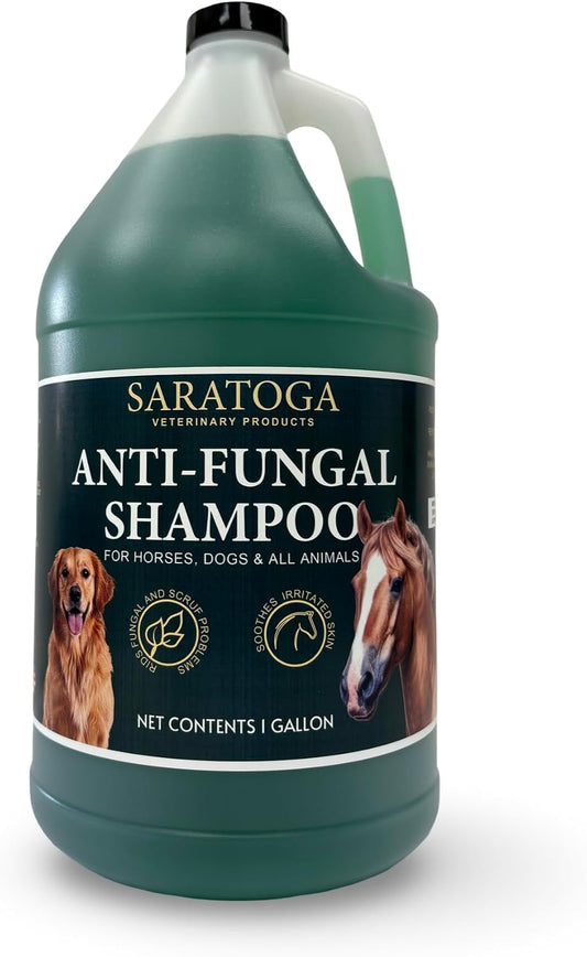 Saratoga Veterinary Product Antifungal Shampoo 1 Gallon front view