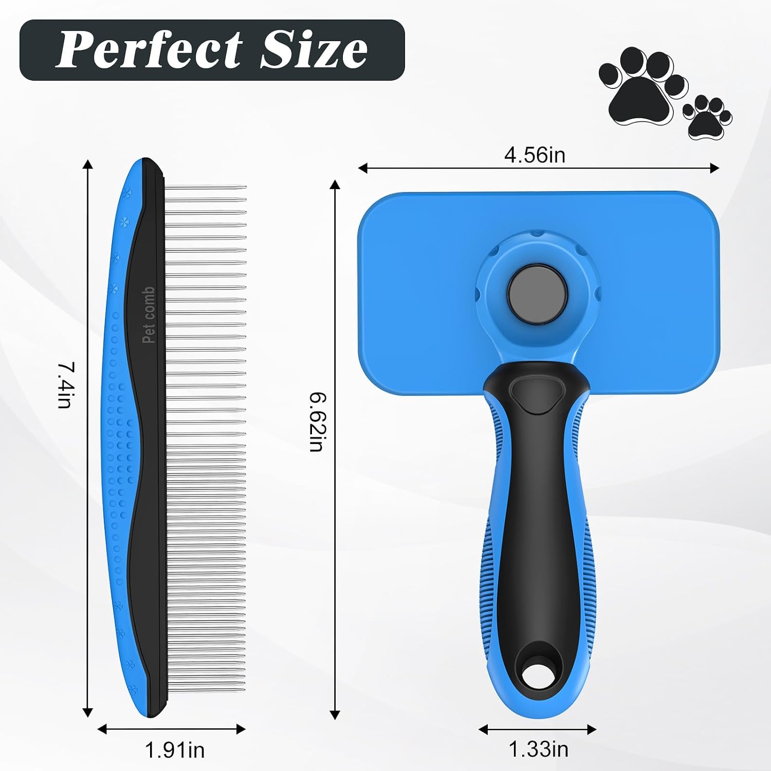 KYHSC imported pet hair remover brush for long and short haired dogs