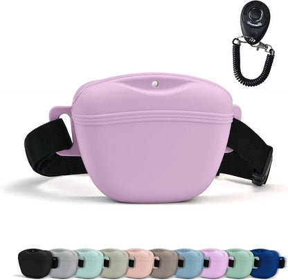AUDWUD Magnetic Silicone Dog Treat Pouch with Adjustable Waist Belt Dog Training Bag for Small Medium Large Dogs Hands Free, Easy to Clean And Dishwasher Safe - Image 9