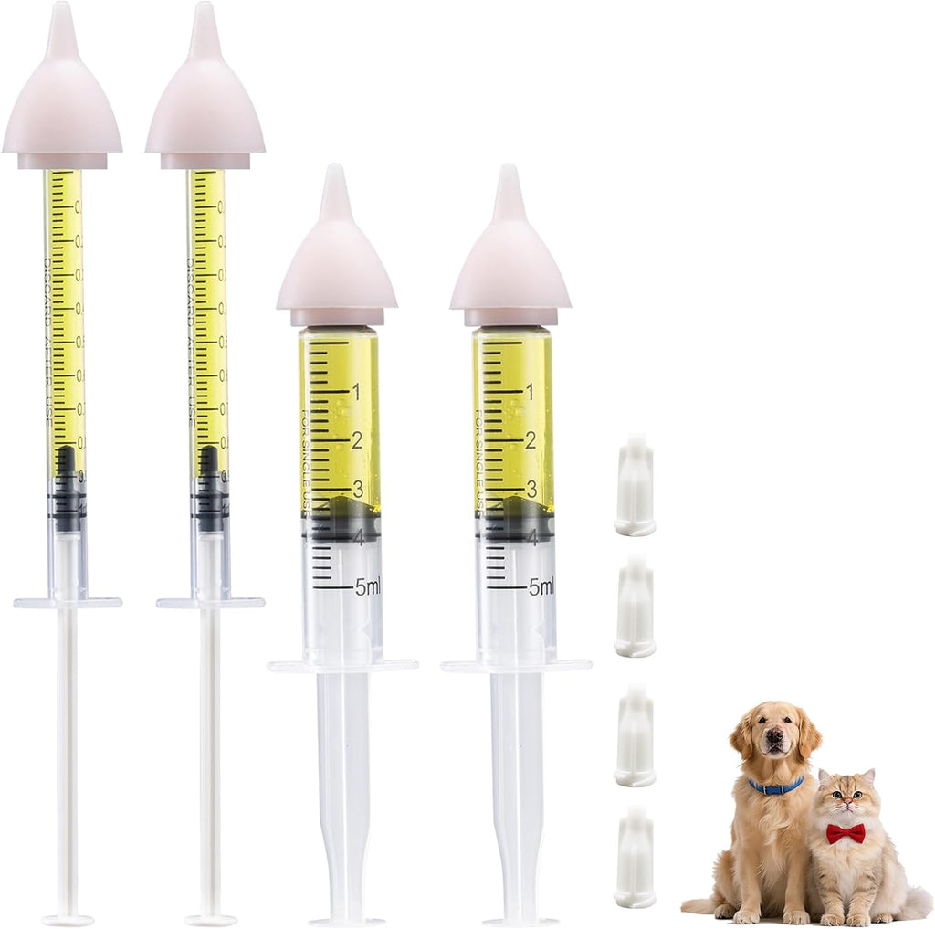Pet Feeding Kit, Kitten Bottle Feeding Kit, Newborn Kitten Supplies, Fit for Feeding Newborn Puppies, Kitten, Squirrel, Rabbit, Hamster, 2 Pet Nipple - Image 10