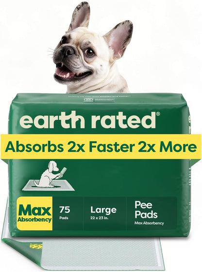 Earth Rated Puppy Pads, Max Absorbency Pee Pads for Dogs, Absorbs 2X Faster & 2X More, Leak Prevention, Potty Training, Fragrance-Free, Unscented, Regular [L], 22" x 23", 40 Count - Image 10