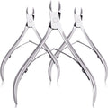 Mudder stainless steel cuticle nippers 3 pack front view