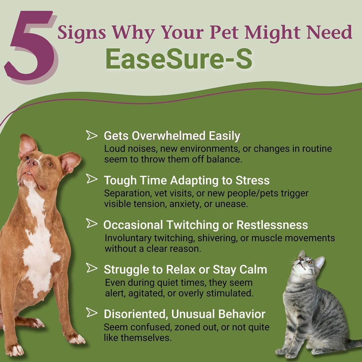 PetAlive pet calming liquid drops bottle back label details