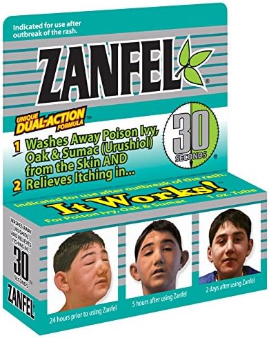 Zanfel topical solution tube for removing urushiol toxin from skin