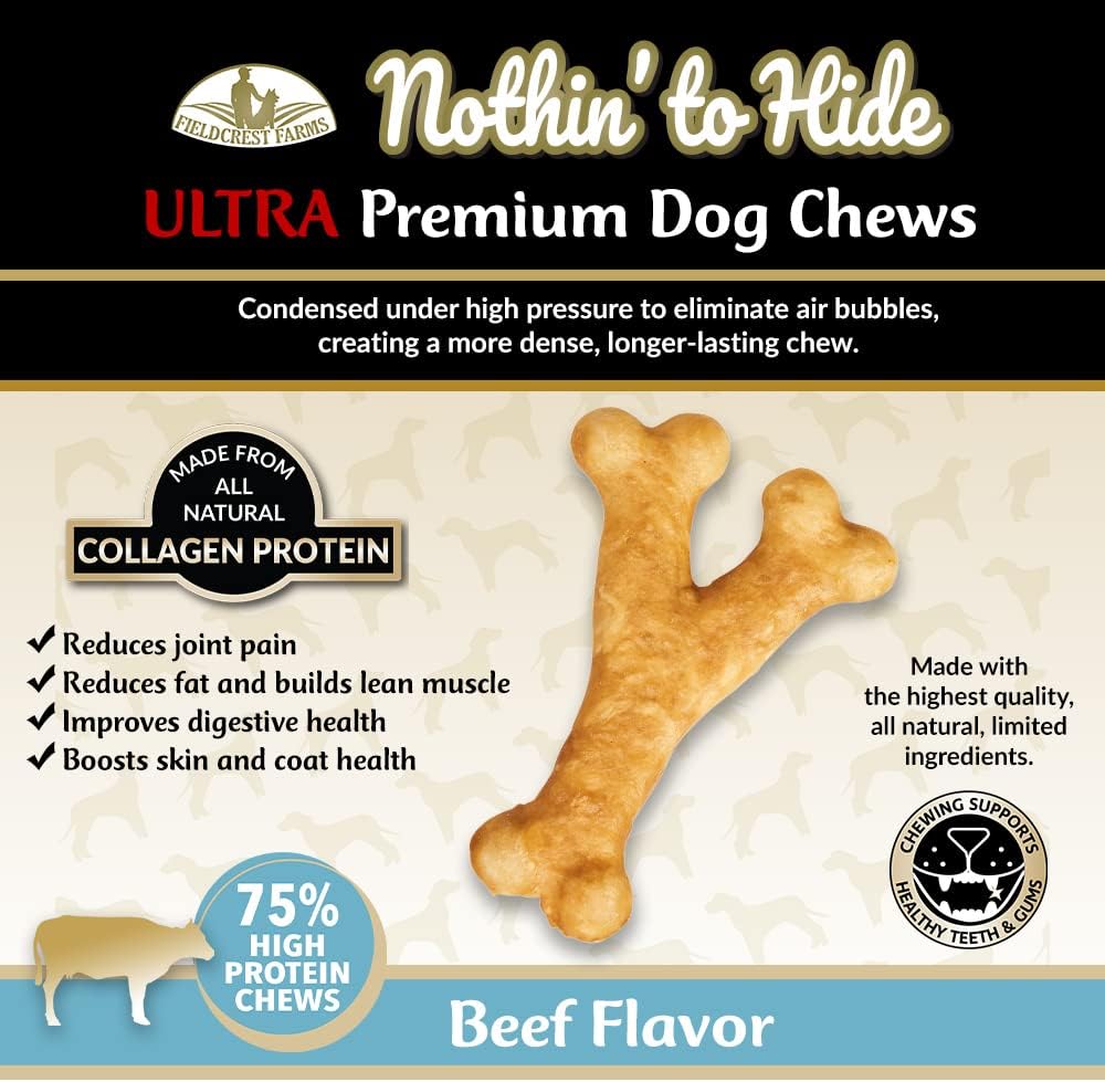 Rawhide free collagen dog chews for small dogs