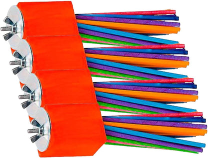 Super Bird Creations - SB301 Chewable Paper Party Bird Toy with Colorful Lollipop Sticks - Ringnecks Medium Conures Parrot - Chew Enthusiasts - Enriching Bird Toys for Medium to Large Birds - 1-Pack - Image 9