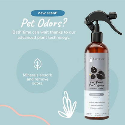 Kin+Kind natural pet deodorizer bottle label details