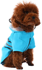Wizland Reflective Pet Jacket detailing the convenient top leash hole access point.