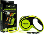 360 degrees Tangle-Free, Heavy Duty Retractable Dog Leash with Anti-Slip Handle; 16 ft Reflective Strong Nylon Tape; for Large Dog or Cat up to 110 lbs; One-Handed Brake, Pause, Lock (Green, Large) - Image 10