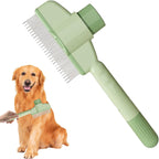Rv International self cleaning pet hair removal comb front view