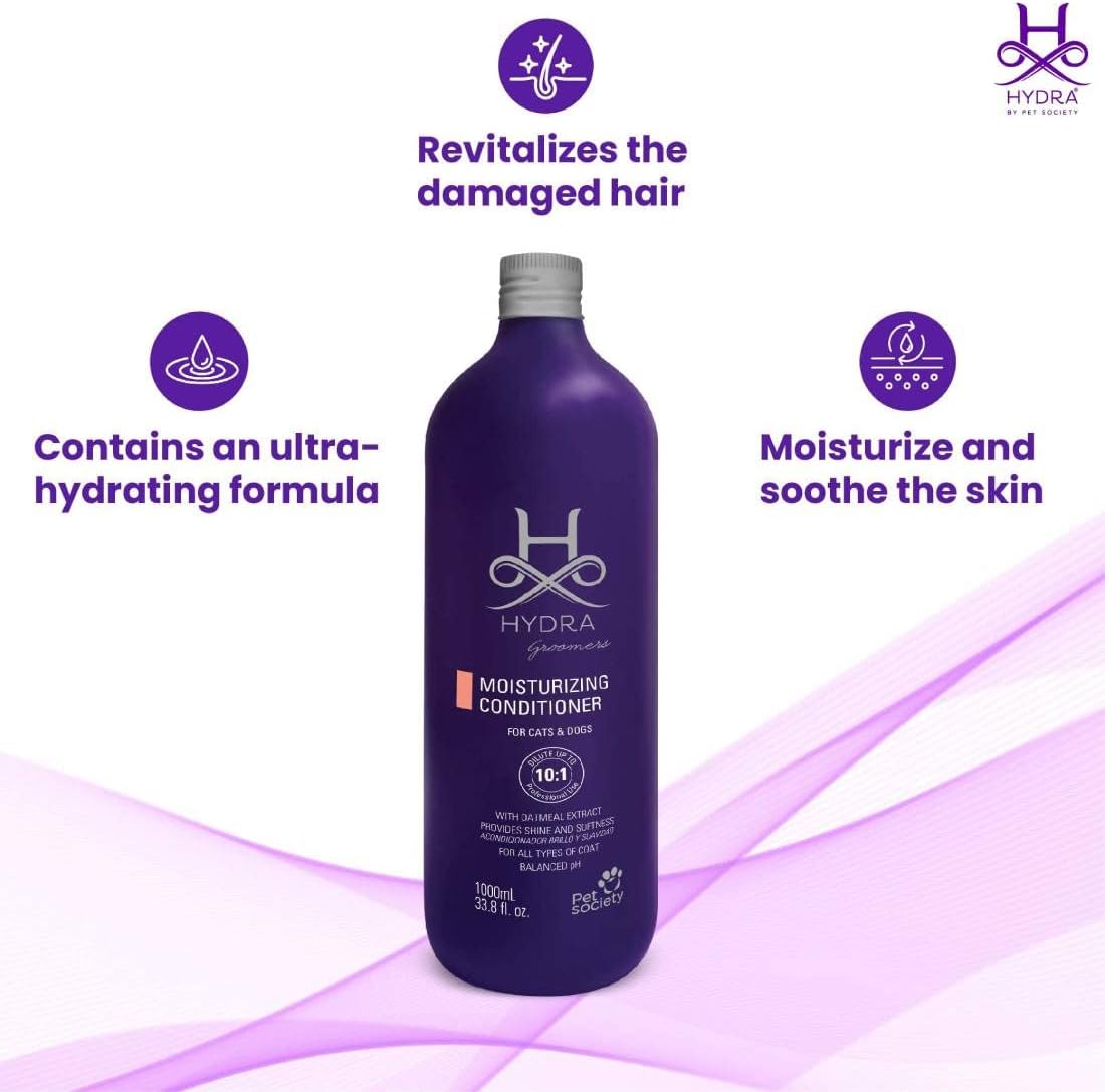 Hydra professional pet conditioner salon grade formula bottle for deep hydration