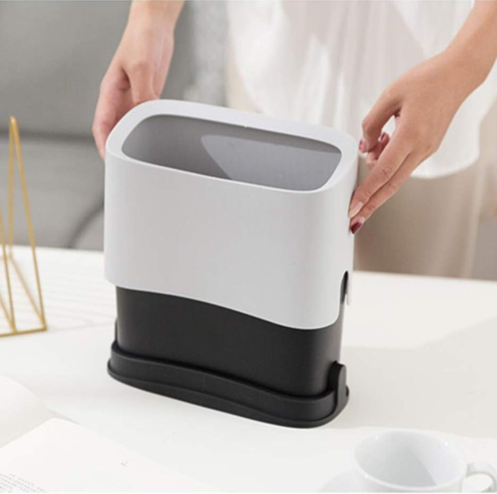 Mini trash can for cat litter waste management