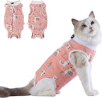 Cat Recovery Suit After Surgery for Female Spay Male Neuter, Anti Licking Onesie Postoperative Shirt, Soft Breathable Bodysuit Pajamas for Abdominal Wound Kitten, E-Collar & Cone Alternative - Image 15