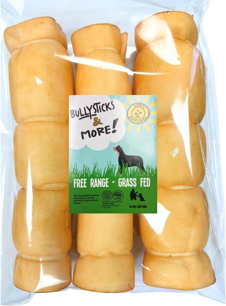 BULLYSTICKS & MORE Beef Cheek Rolls for Dogs (10-12" Extra Thick - 3 Count) - Beef Cheek Bones for Dogs - Dog Parents Choice - Premium No Hide Rolls - Image 9
