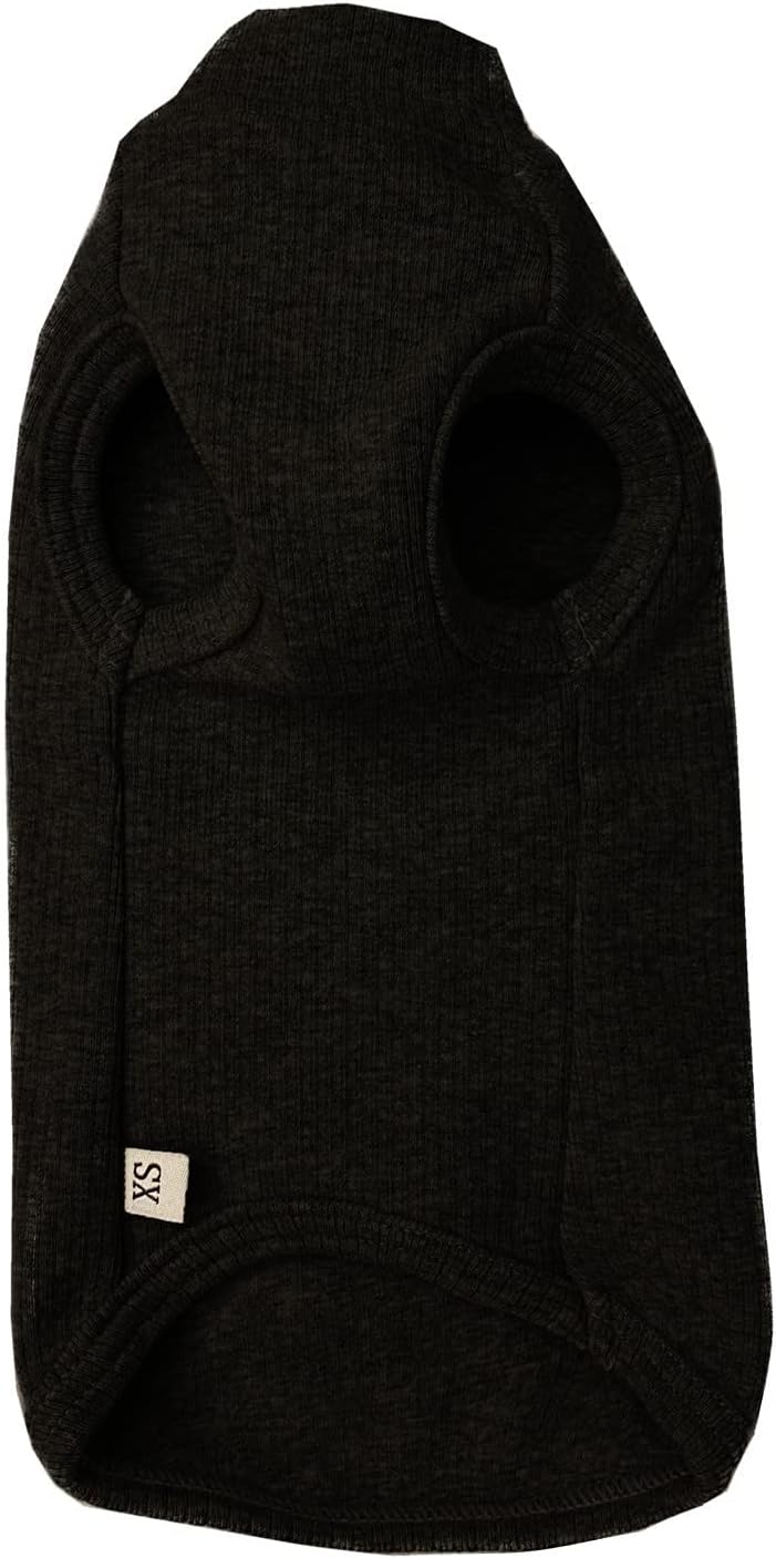 Sphynx Hairless Cats Shirt Cotton Cat Turtleneck Sweater Pullover Kitten T-Shirts with Sleeves Cat Pajamas Jumpsuit for Sphynx Cornish Rex, Devon Rex, Peterbald (XX-Large (Pack of 1), Black) - Image 13