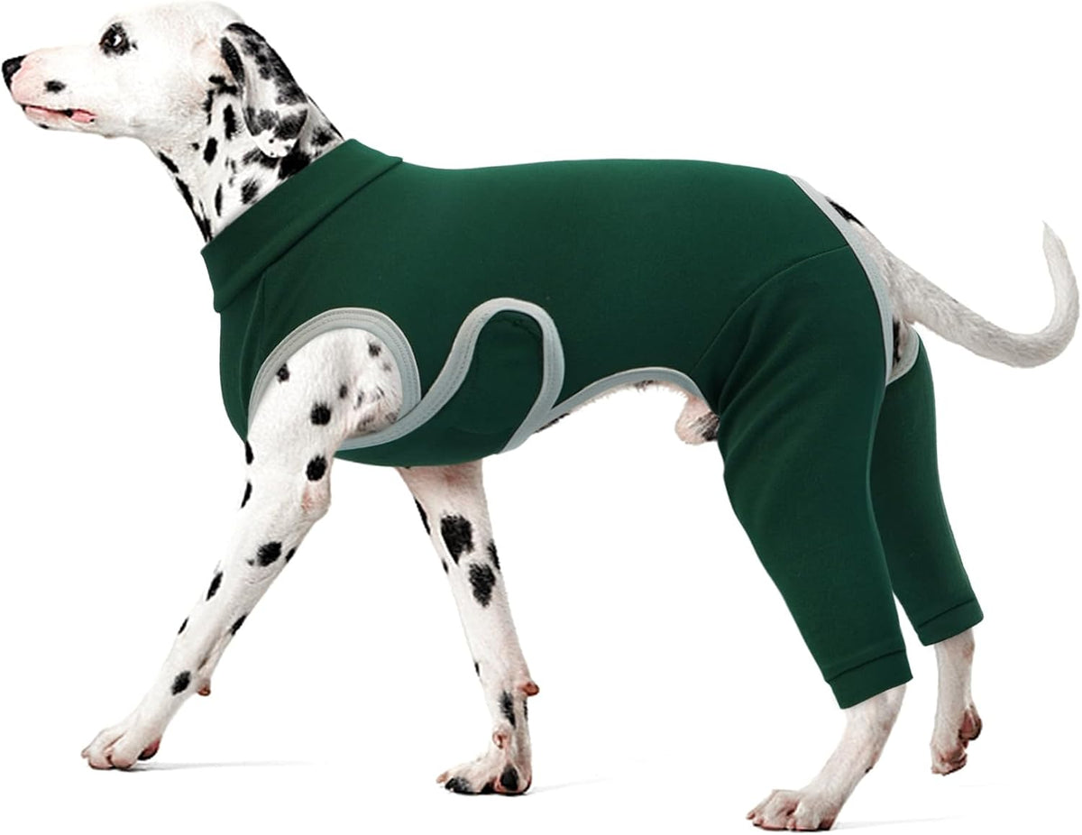 Kuoser dog recovery suit rear leg sleeve design for surgical wounds