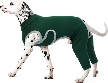 Kuoser dog recovery suit rear leg sleeve design for surgical wounds