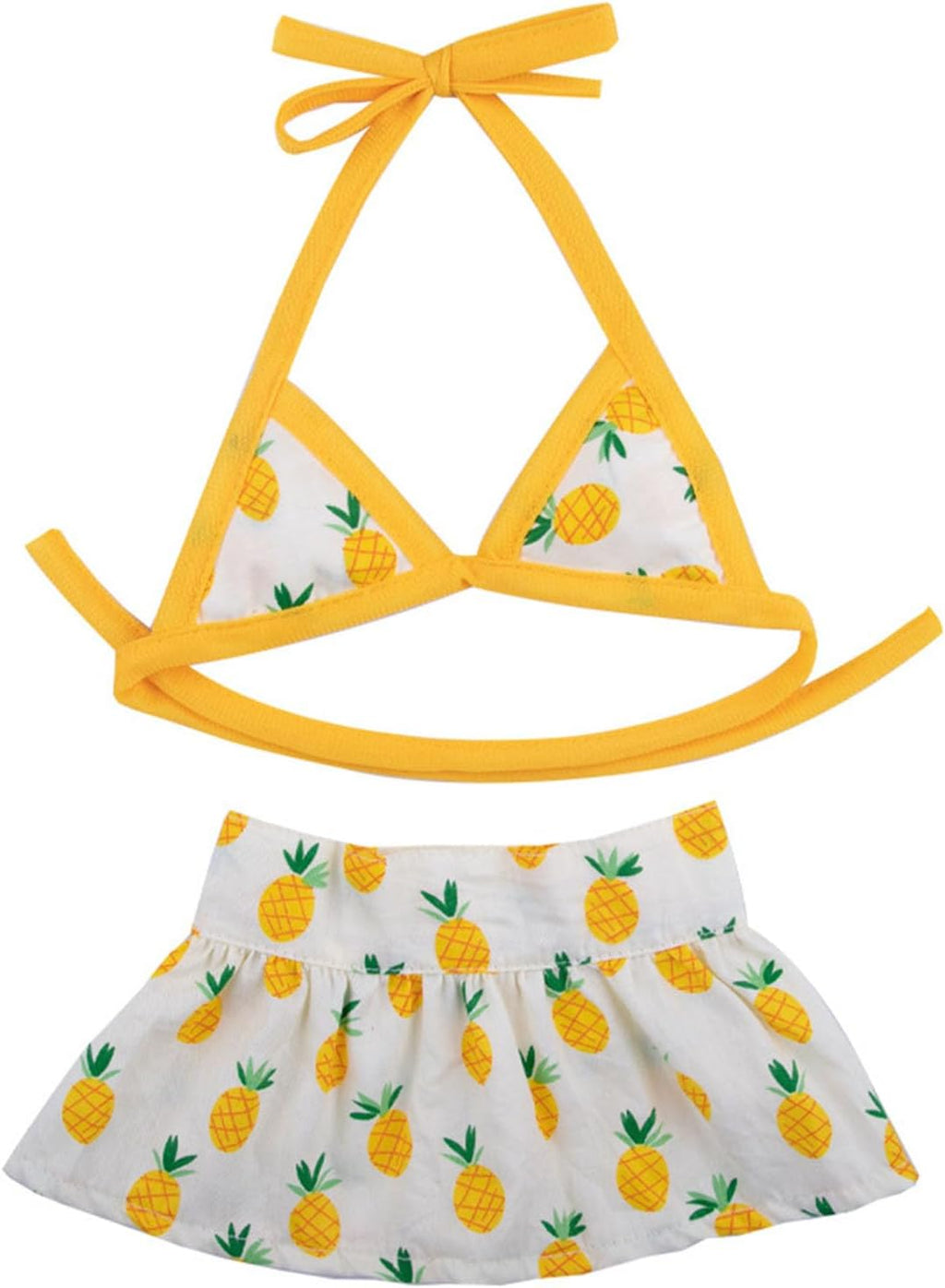 Dog Bikini Swimsuit Summer Puppy Bathing Dress Beach Clothes Cat Costume for Puppy Dog Cat Peach M - Image 13