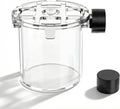 Miofis magnetic fish feeding ring front view floating on reef tank surface.