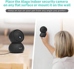 Alaga security camera two way audio feature