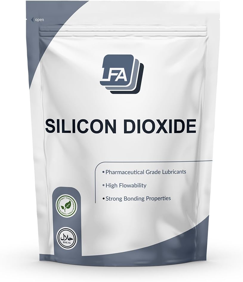 High purity silicon dioxide supplement excipient