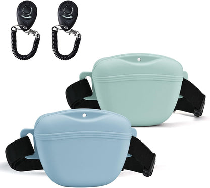 AUDWUD Magnetic Silicone Dog Treat Pouch with Adjustable Waist Belt Dog Training Bag for Small Medium Large Dogs Hands Free, Easy to Clean And Dishwasher Safe - Image 14