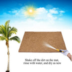 Hamiledyi 35.4x15.7" Reptile Carpet Coconut Fiber Substrate Large Lizard Cage Mat Coco Fiber Liner Snake Bedding Natual Coconut Fiber Carpet for Bearded Dragon Turtles Iguana Tortoises - Image 9