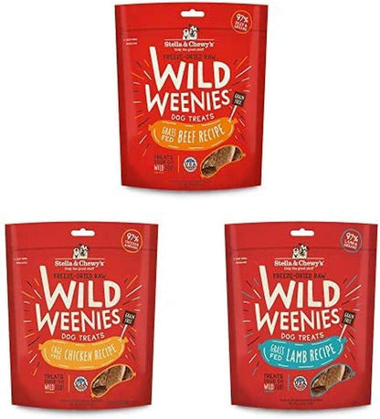 Stella & Chewy's Freeze-Dried Raw Wild Weenies Dog Treats - High-Protein Training Treats for Dogs & Puppies - All-Natural Chicken Recipe with 97% Meat & Organs - USA Made - 3.25 oz Bag - Image 14
