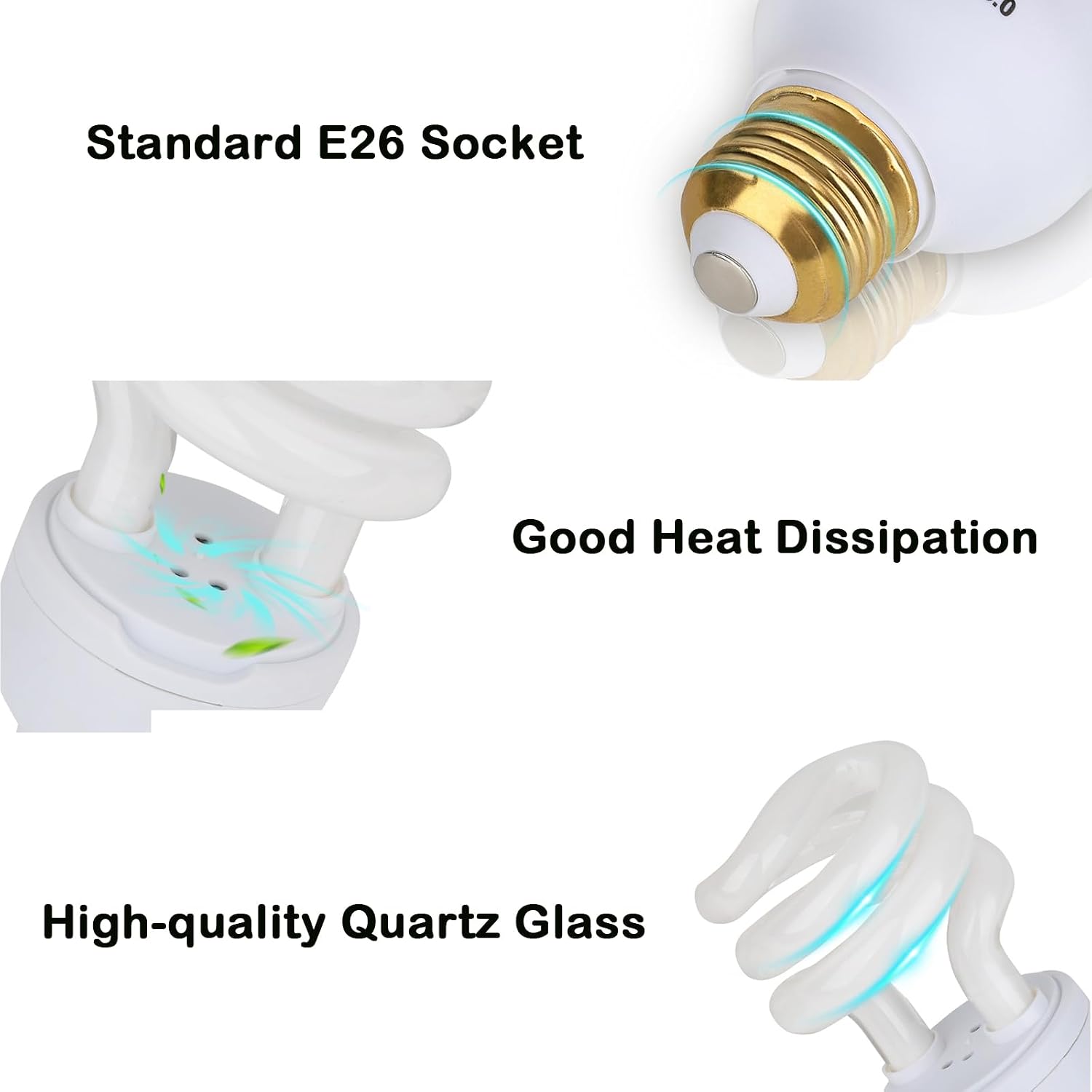 Hygger Zoo premium UV light source for chameleons and turtles