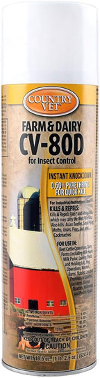 Country Vet farm and dairy insect control spray front view aerosol can