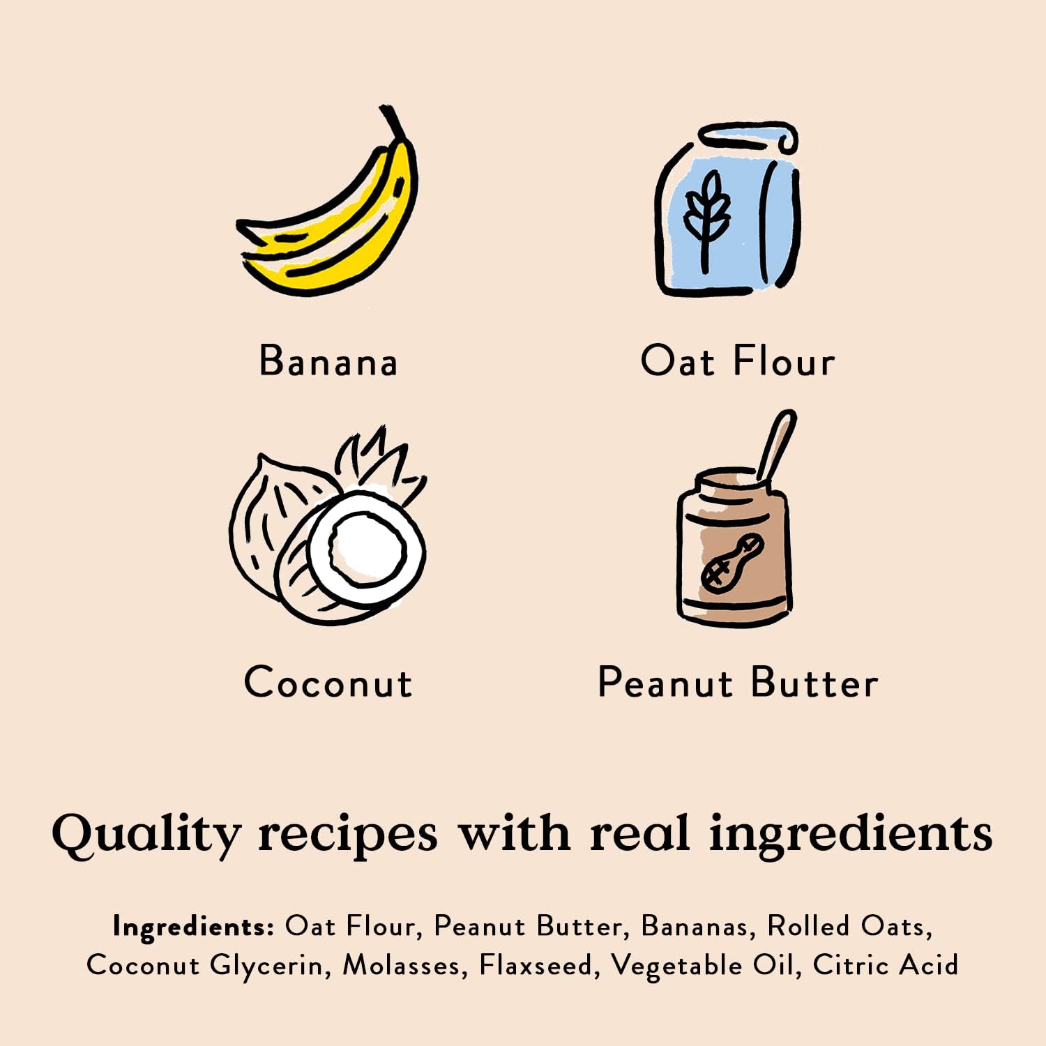 Premium USA imported healthy limited ingredient dog rewards back label showing ingredients