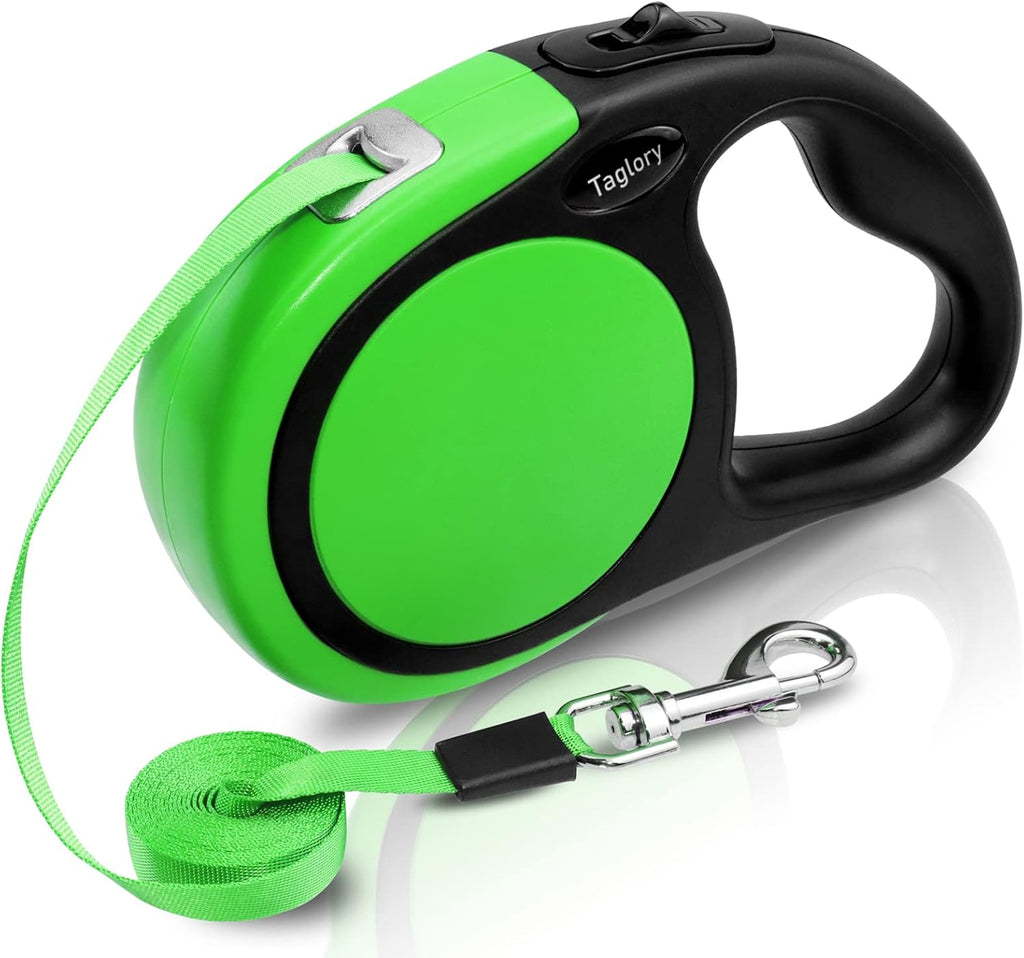 Taglory Retractable Dog Leash, 16ft No Tangle Leash Retractable for Small Medium Dogs Up to 44 lbs, One-Handed Brake, Pause, Lock, Pink - Image 14