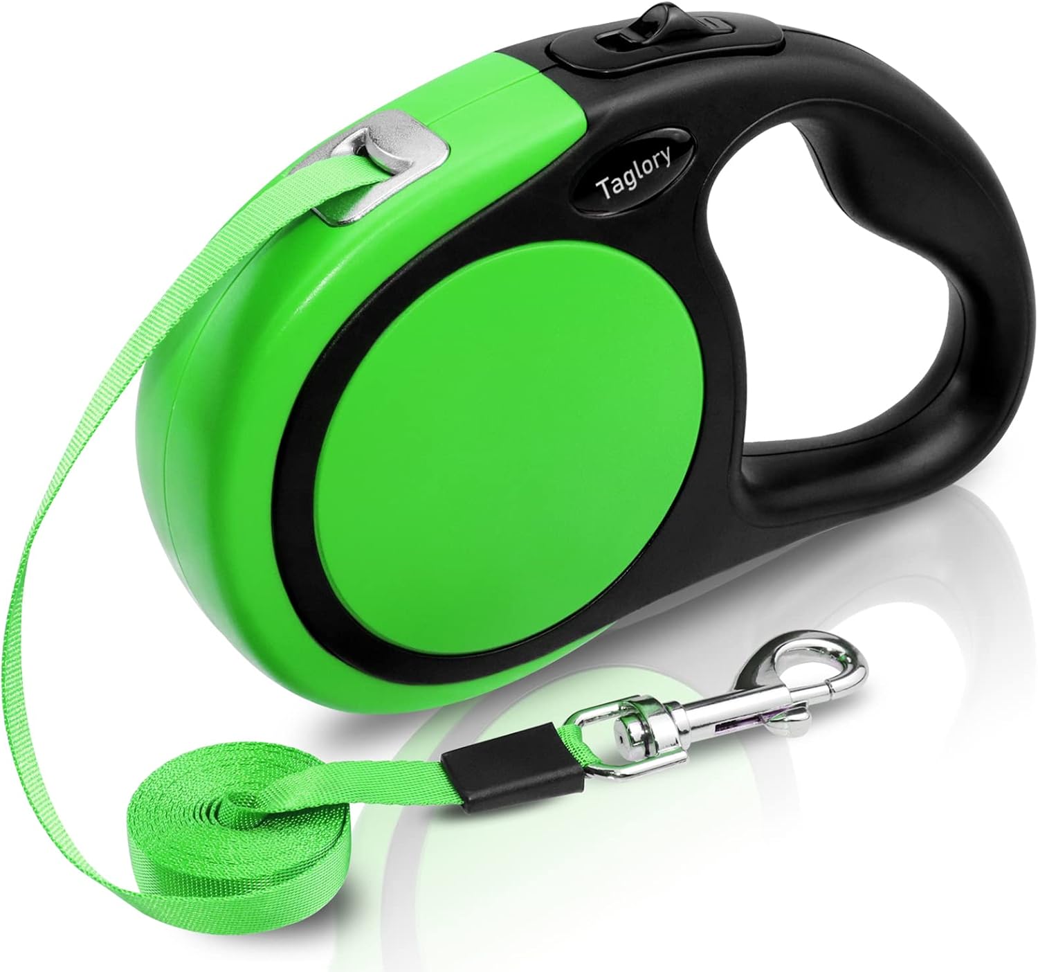 Taglory Retractable Dog Leash, 16ft No Tangle Leash Retractable for Small Medium Dogs Up to 44 lbs, One-Handed Brake, Pause, Lock, Pink - Image 14