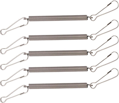 3.1in Spring with Clips Metal Springs 2 Clips Cage Accessories for Small Animal Hamster Guinea Pigs Water Dispenser Water Bottle Clip On Holder - Image 1