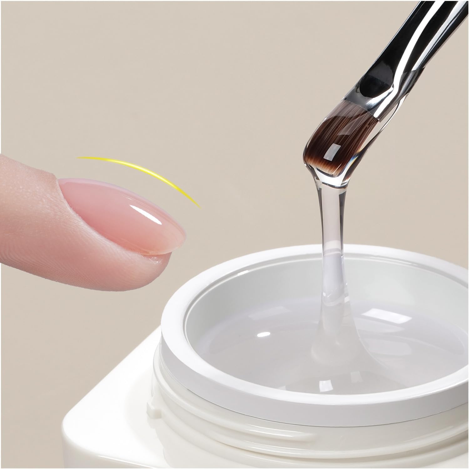 Gaoy Low-Heat Clear Builder Gel 30ml front view bottle
