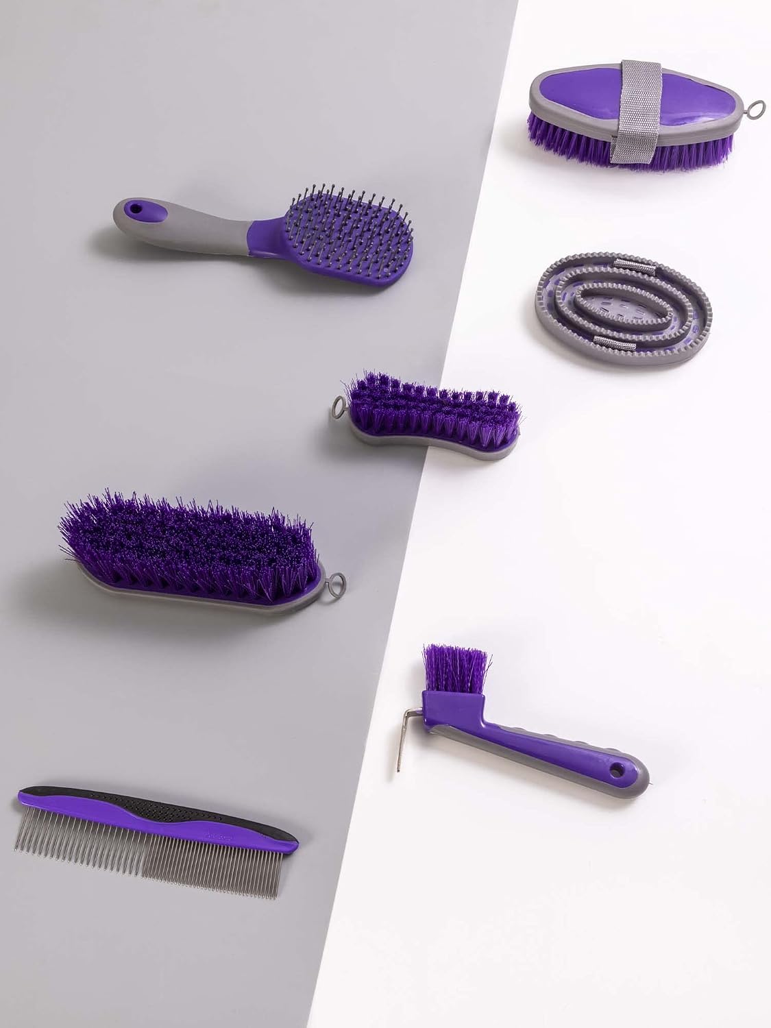 Purple portable grooming tote bag from Ueemph set