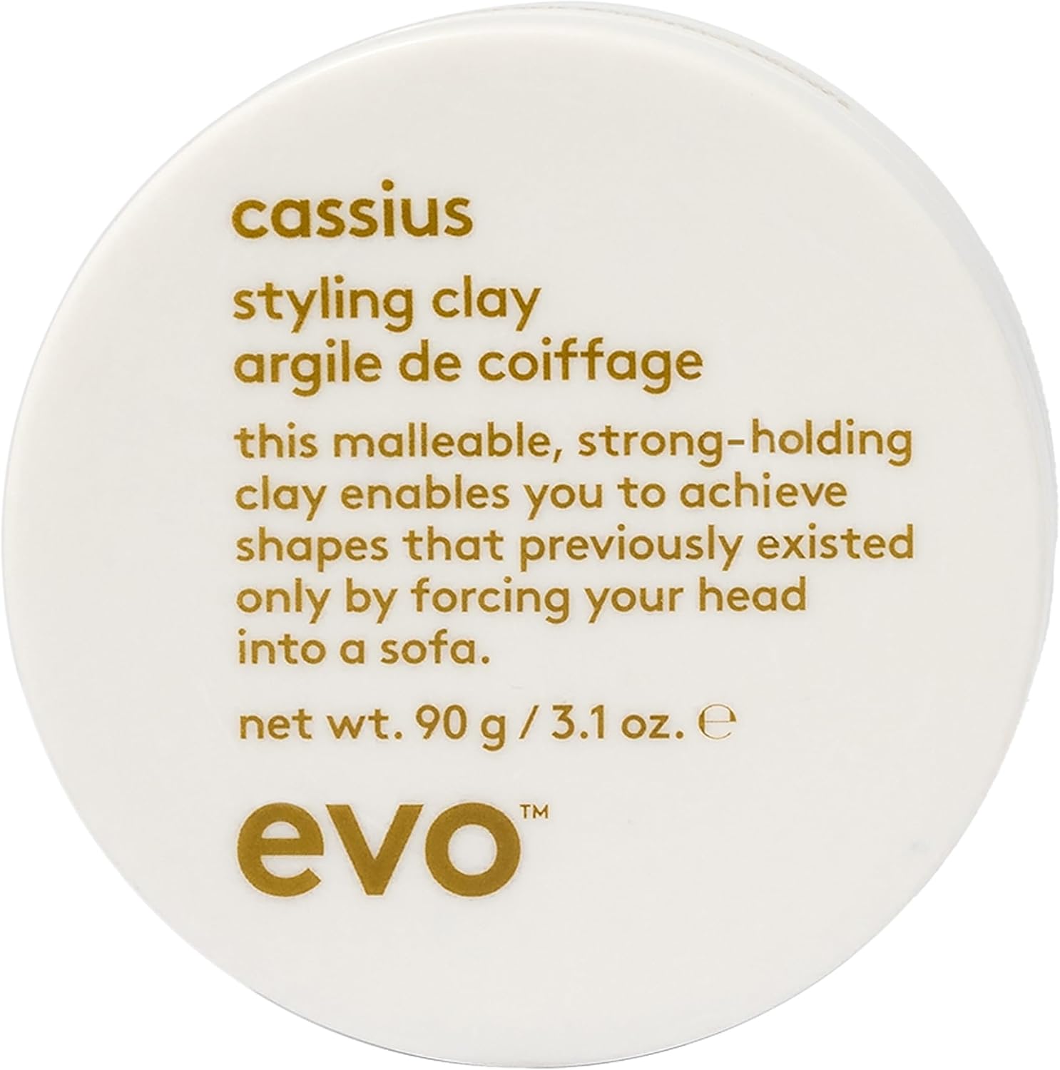 EVO Cassius Styling Clay front view packaging