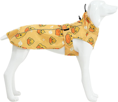 Adjustable Waterproof Dog Raincoat for Dogs,Lightweight Pet Rain Jacket Puppy Clothes with Reflective Strip for Small Medium Large Dogs (Army Green, Large) - Image 11