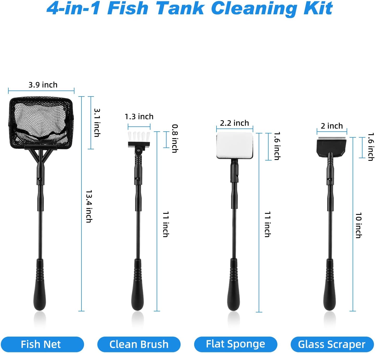 Hygger fishing net attachment for mini nano aquariums
