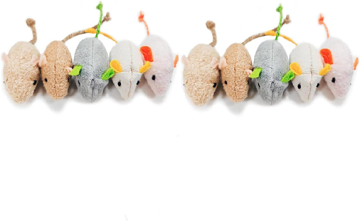 Shudyear catnip stuffed mice pet entertainment accessories assortment
