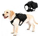 Back view of the AOKOWN tactical pet pack emphasizing even load distribution and secure spine alignment.