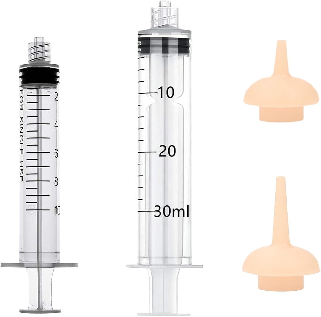 Premium imported pet care accessories including multi size syringes for controlled liquid delivery.