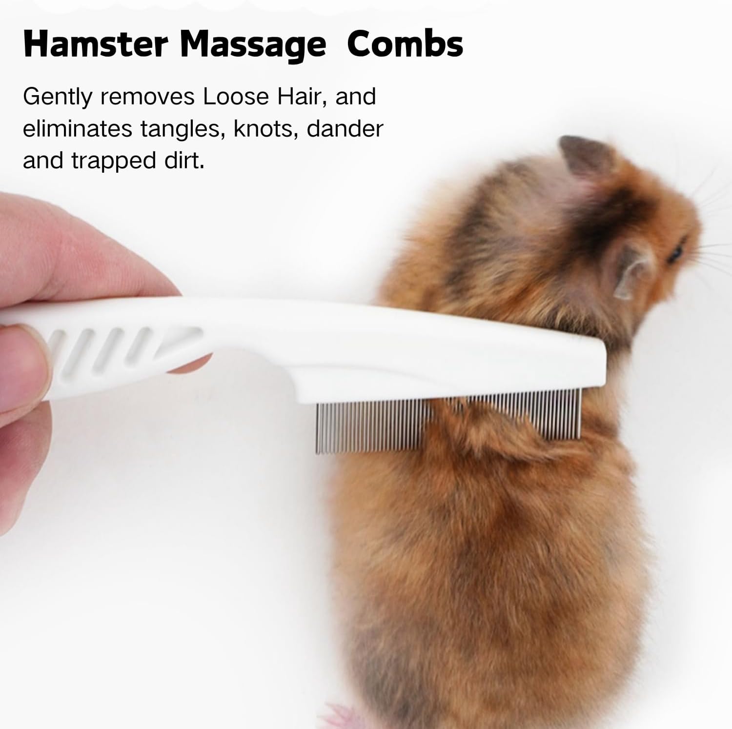 SEZDEKI premium imported small animal deshedding comb pack layout on clean background