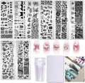 AddFavor nail stamper kit 8 piece set front view