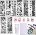 AddFavor nail stamper kit 8 piece set front view
