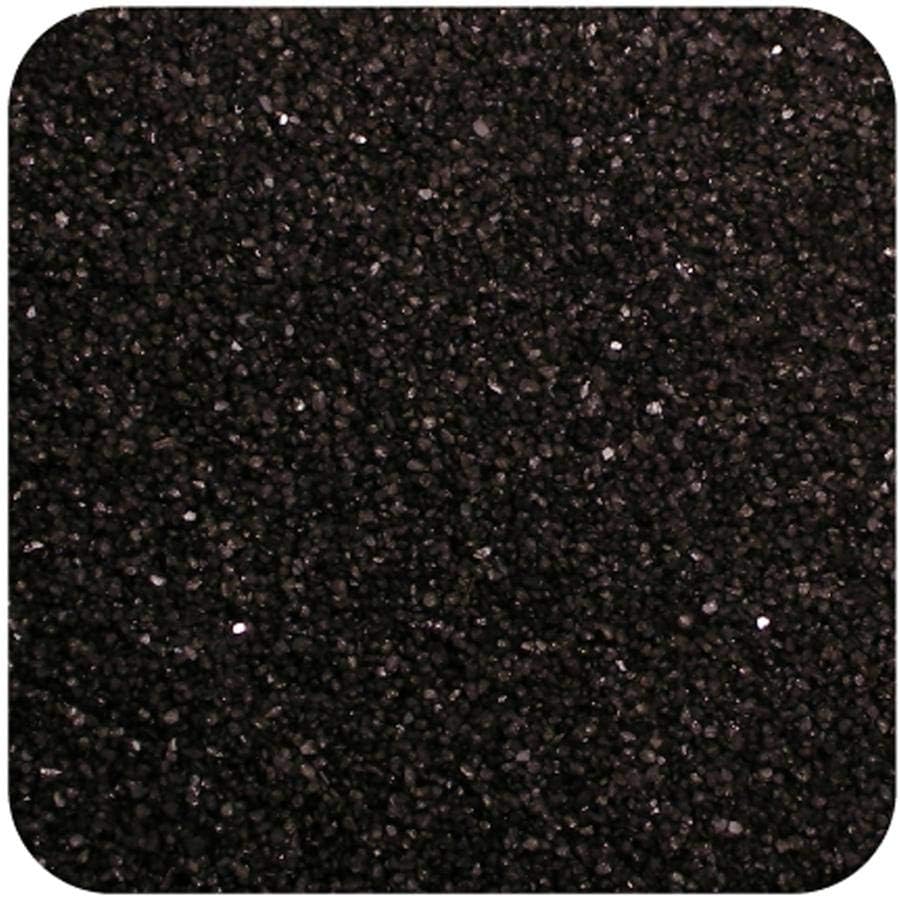 Sandtastik black coarse sand 25 pound bulk box front view.